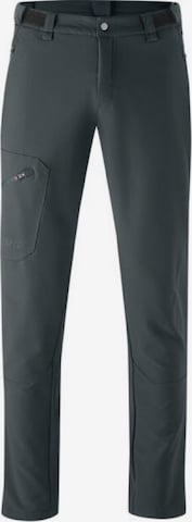 Maier Sports Regular Outdoor Pants 'Foidit' in Grey: front