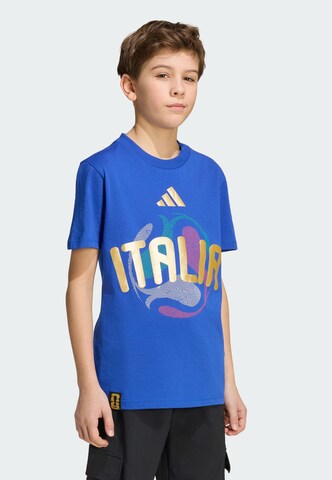 ADIDAS PERFORMANCE - Camiseta funcional 'FIFA Fussball-Weltmeisterschaft 26™ Italien' en azul: frente