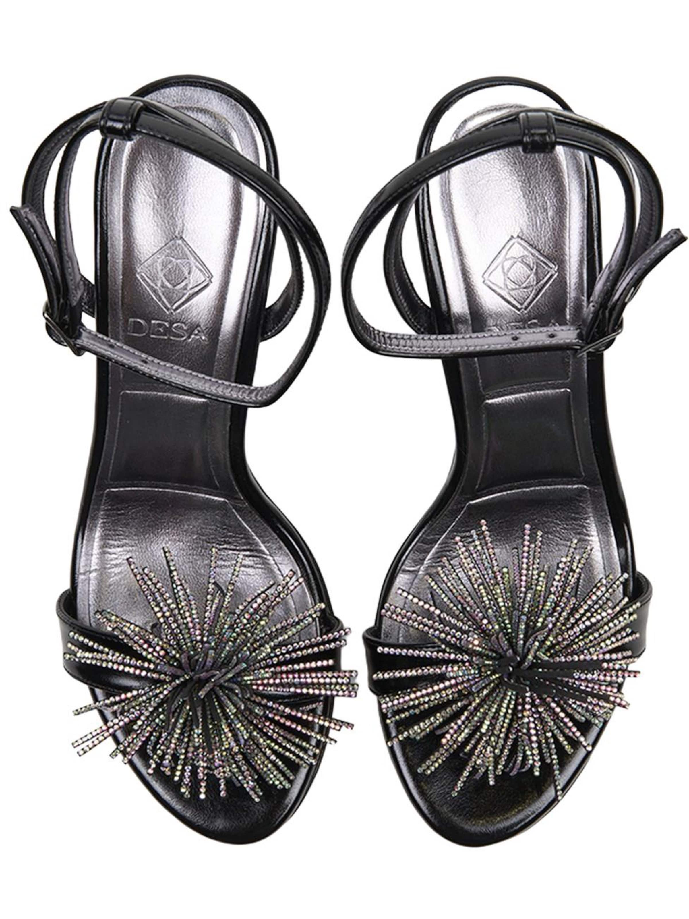 Desa Strap Sandals 'Pumps' in Black
