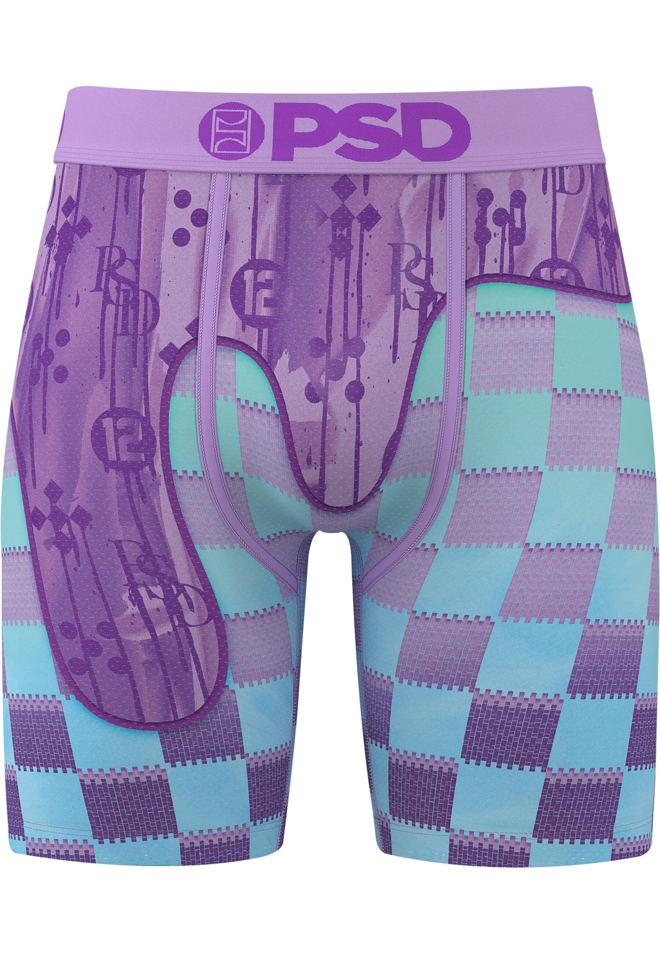 Boxer di PSD in lilla: frontale