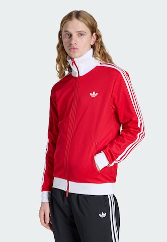 Veste de survêtement 'Classic' ADIDAS ORIGINALS en rouge : devant