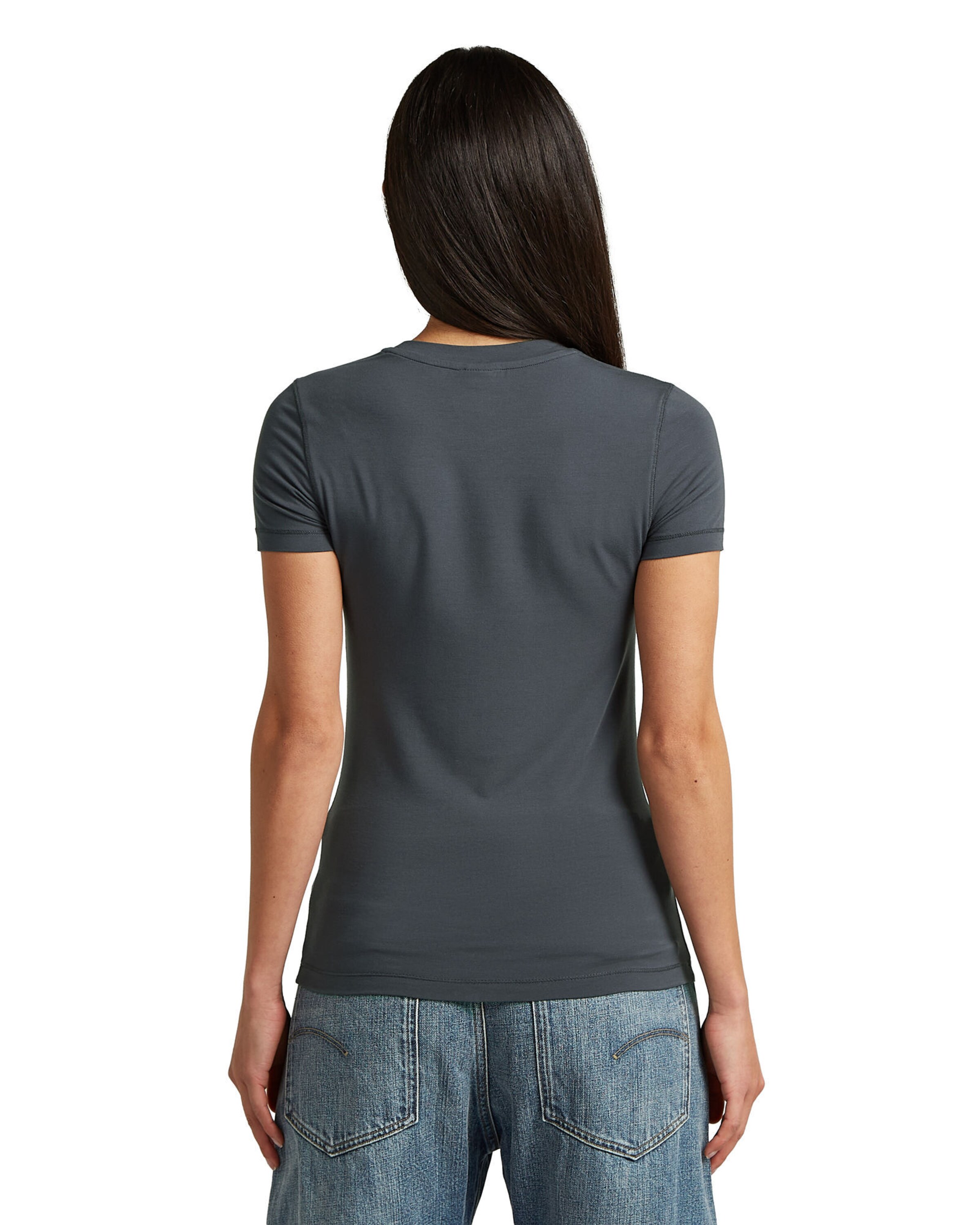 G-STAR T-Shirt - '2nd Skin T-Shirt' in Grau
