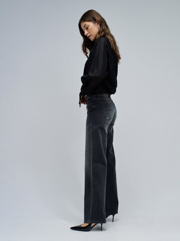 Salsa Jeans Wide leg Jeans in Zwart