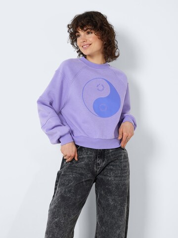 Noisy may Sweatshirt 'Karen' in Lila: predná strana