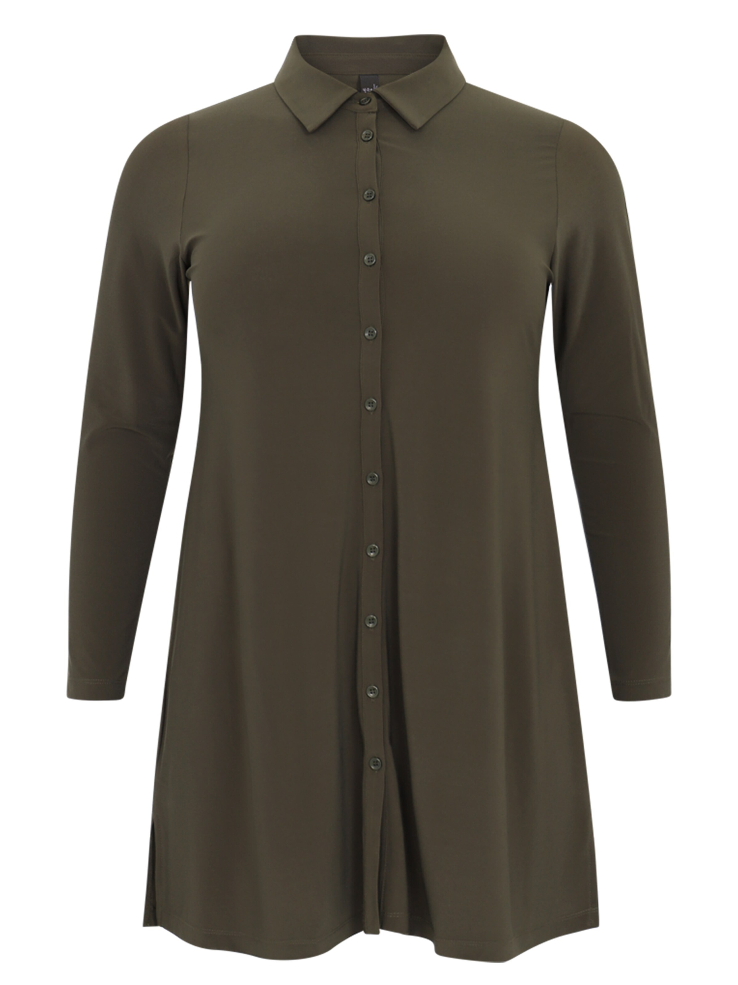 YOEK Bluse 'Dolce' in Grün: Vorderseite