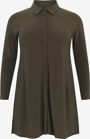 Yoek Blouse 'Dolce' in Green: front