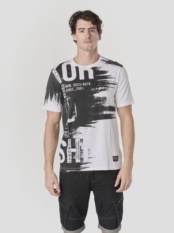 KOROSHI T-shirt i vit: framsida