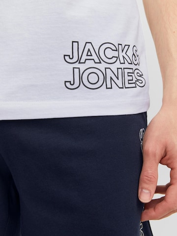 JACK & JONES Pyjama kort in Wit