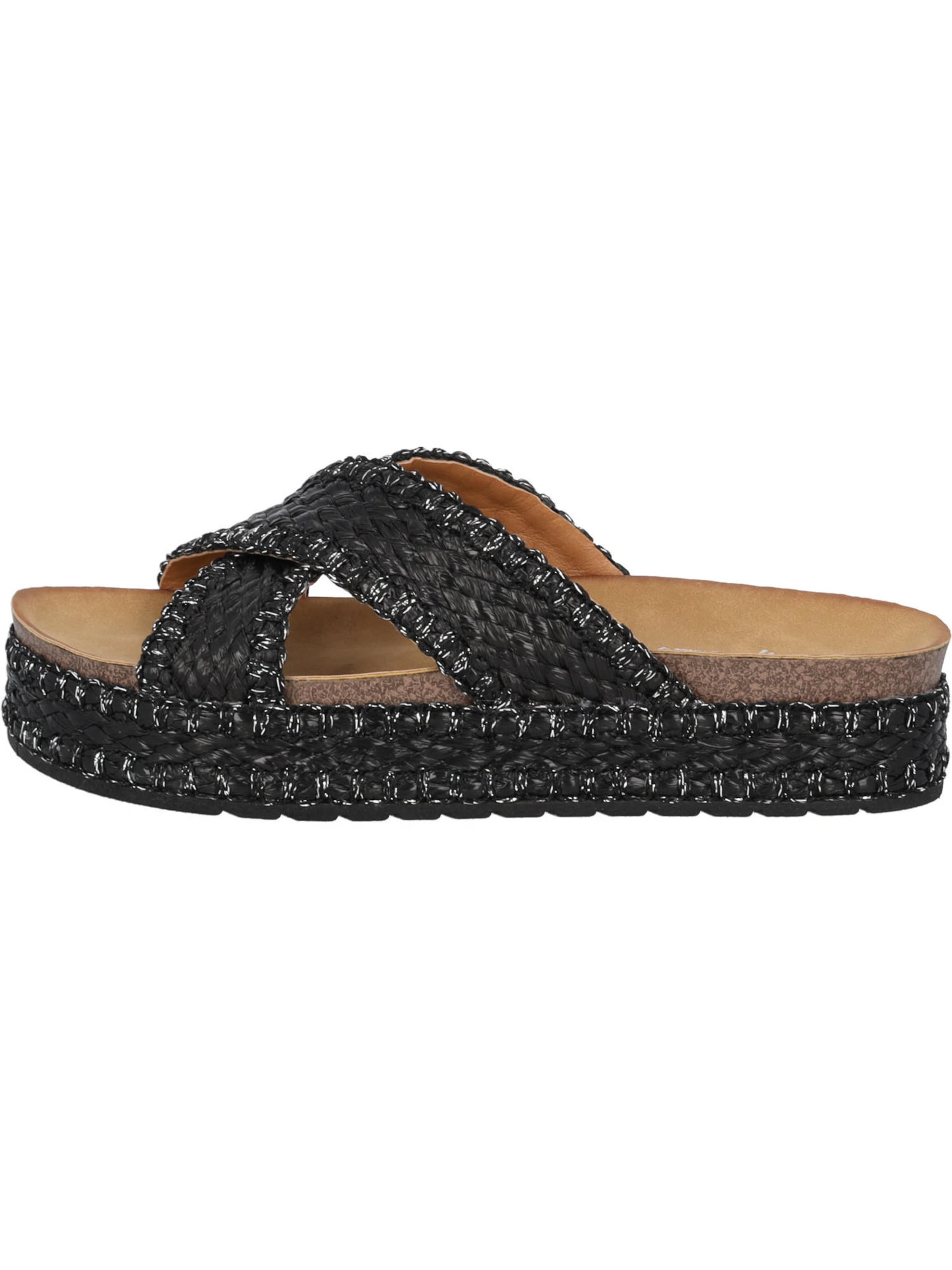 Palado by Sila Sahin Sandale 'Konnon'‌‌‌‌ in Schwarz: Vorderseite