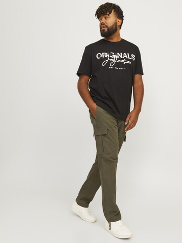 Loosefit Pantaloni cargo 'JPSTKANE JJBARKLEY' di Jack & Jones Plus in verde
