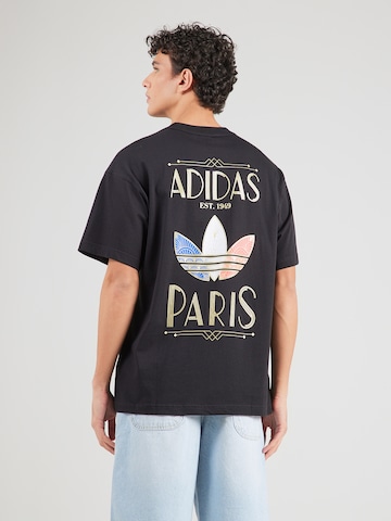 ADIDAS ORIGINALS Футболка 'PARIS' в Черный: спереди