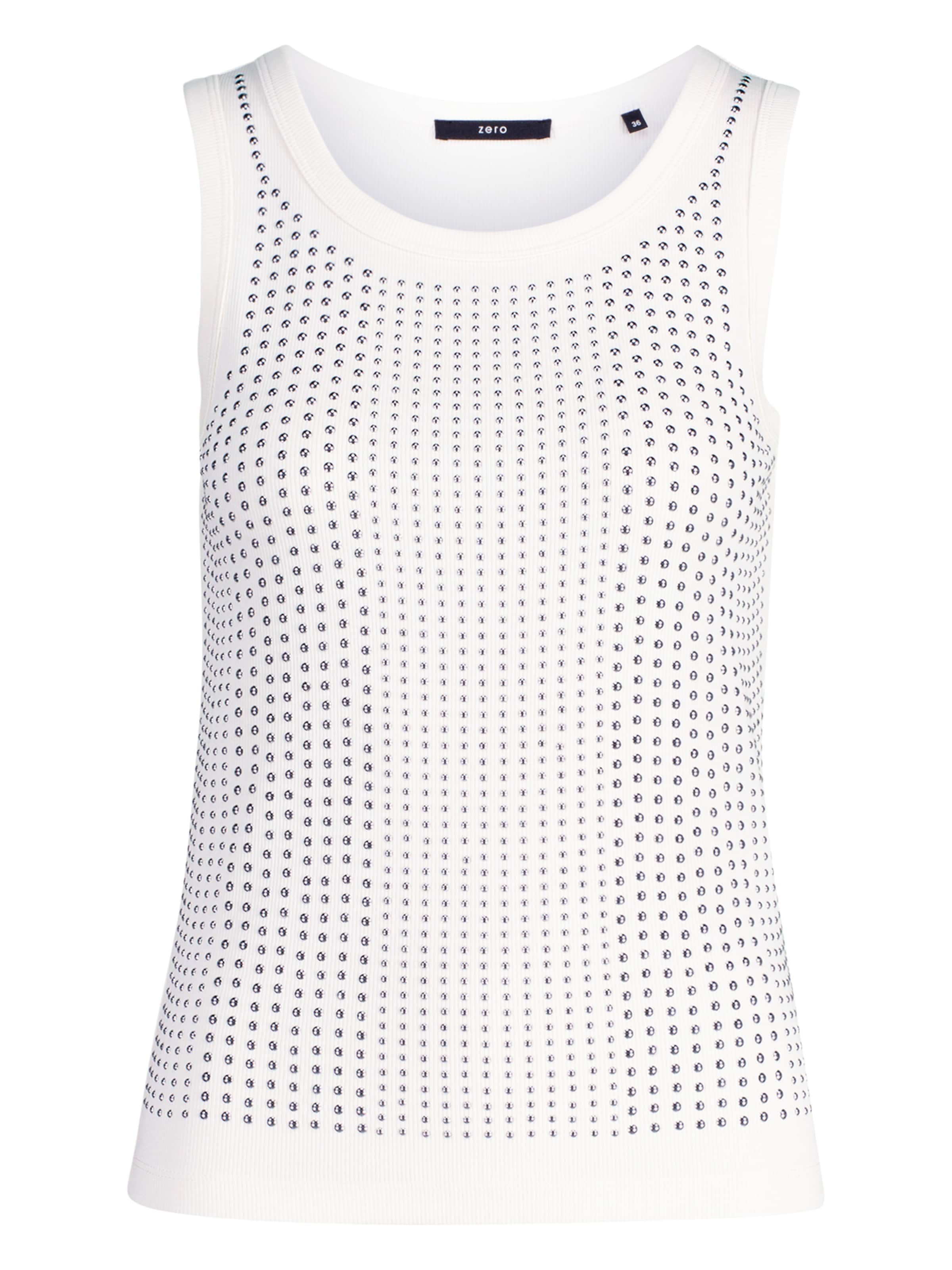 zero Top in Wit: voorkant
