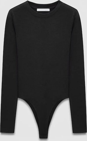 Dilvin - Blusa body em preto: frente