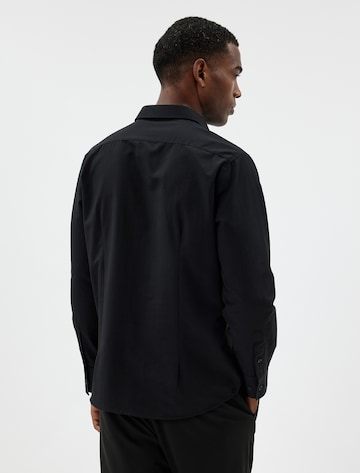 Koton Regular fit Button Up Shirt in Black