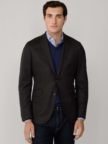 Coupe regular Veste de costume Hackett London en marron : devant