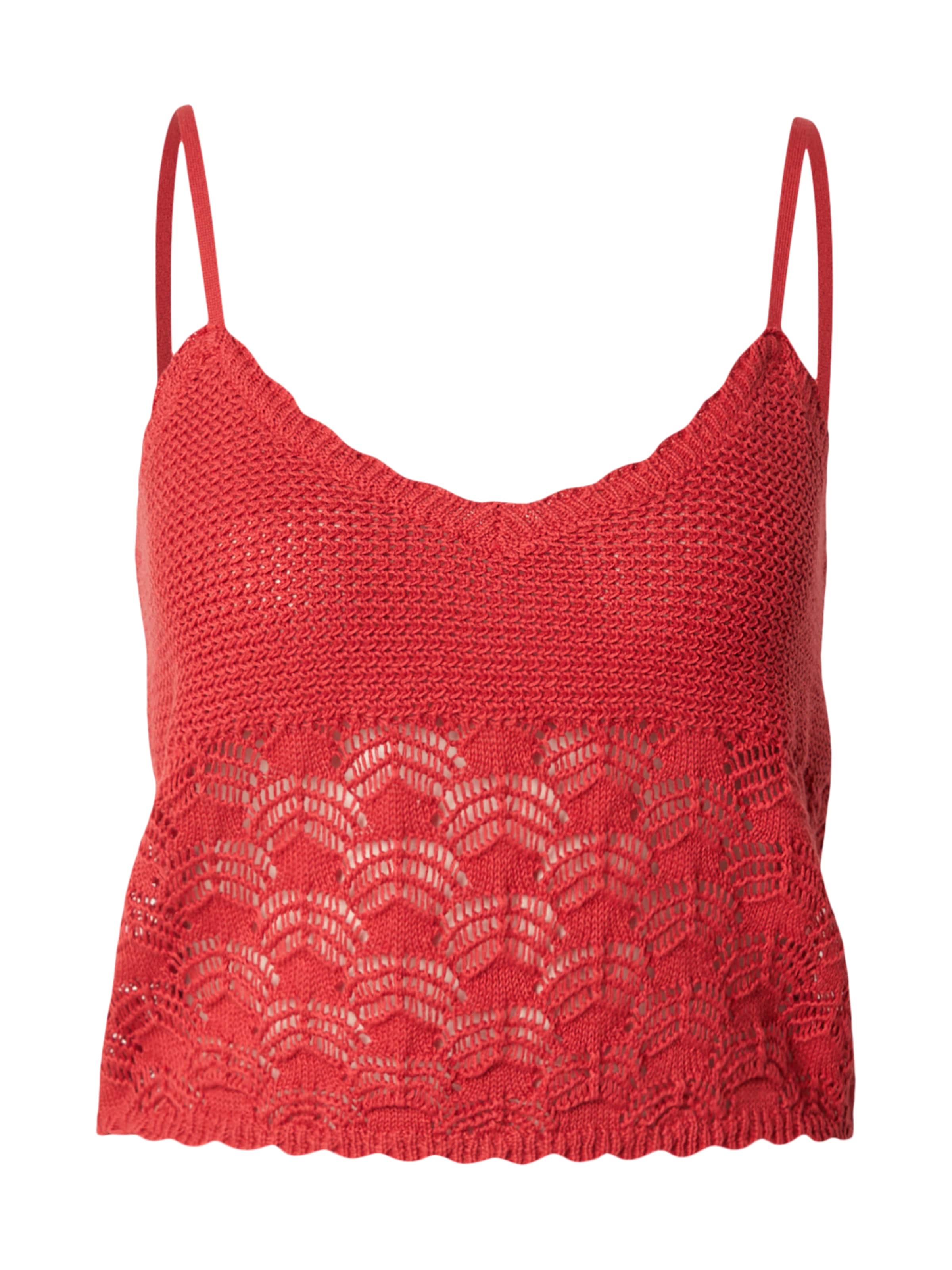 Tops en tricot 'Carola' ABOUT YOU en rouge : devant