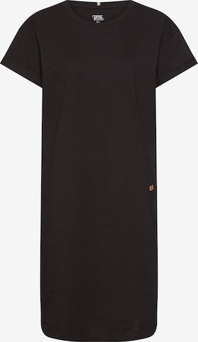 CAMEL ACTIVE Kleid aus reiner Baumwolle in Schwarz: Vorderseite