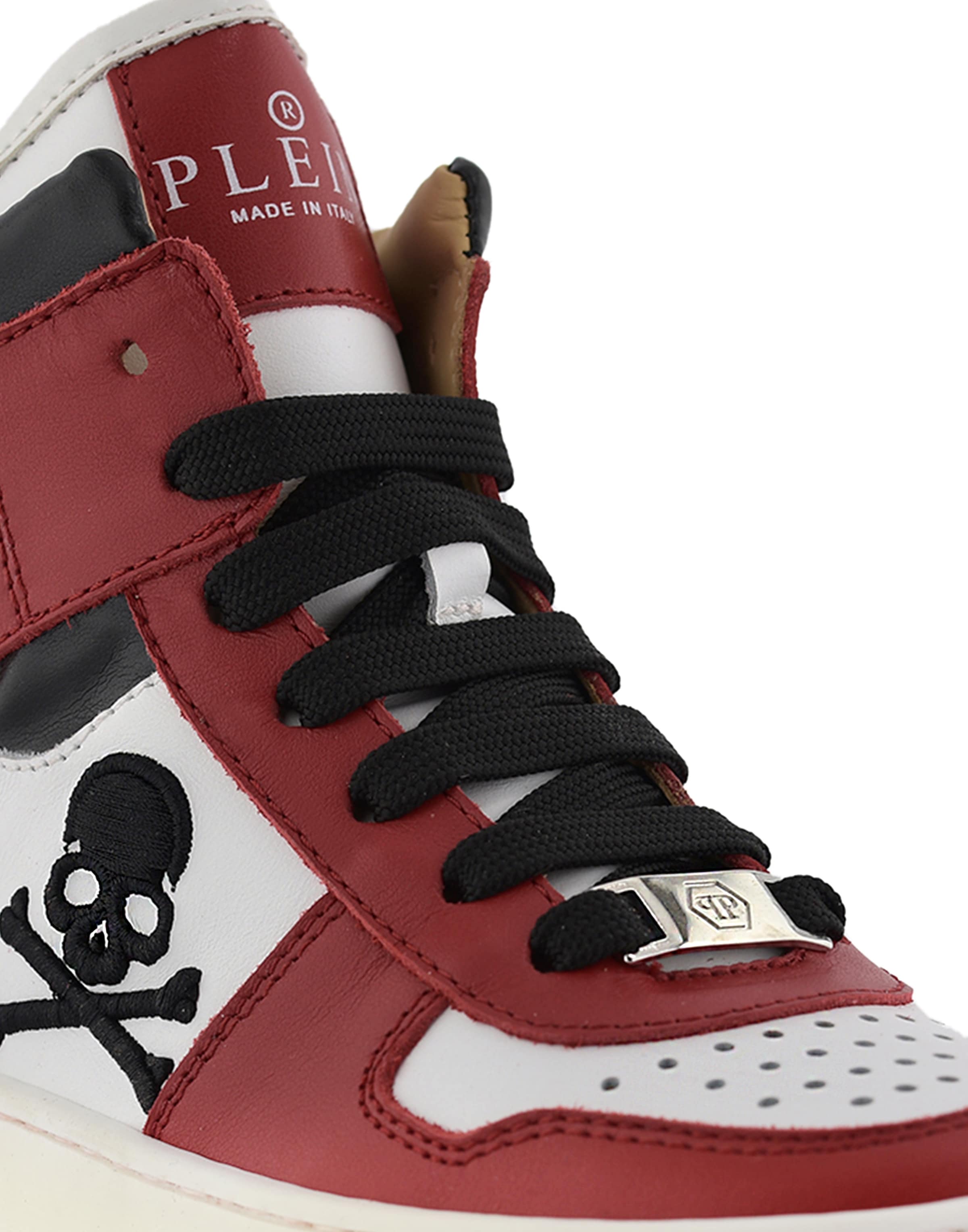 Philipp Plein - Zapatillas deportivas 'Skull' en rojo