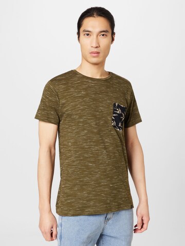 INDICODE JEANS Shirt 'Blane' in Green: front