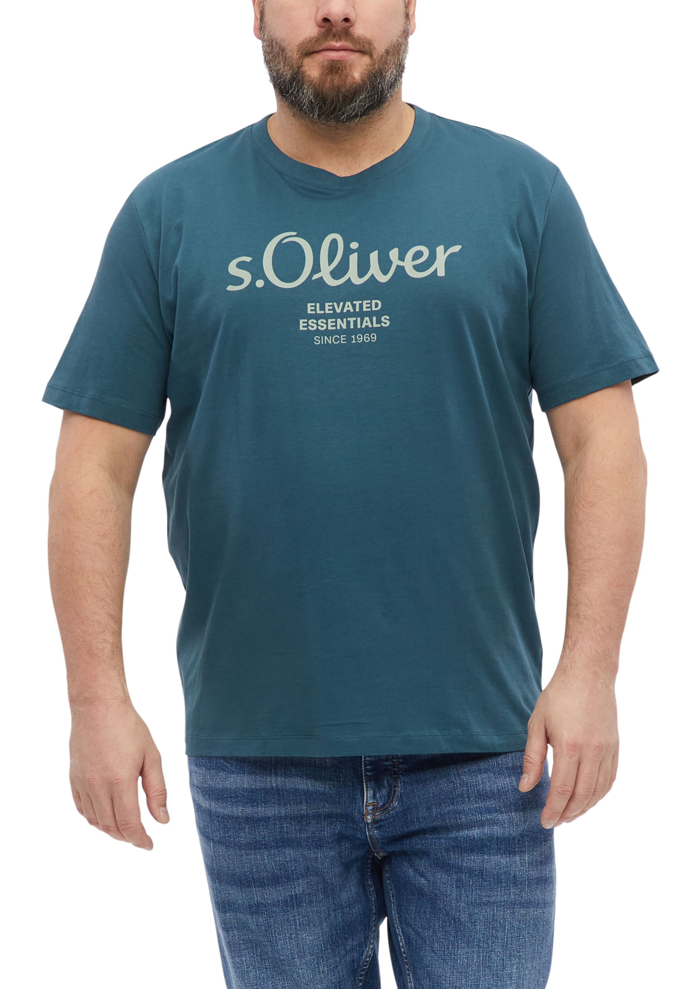 T-Shirt s.Oliver en bleu