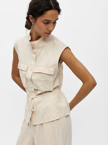 Camicia da donna 'OBJKadie' di OBJECT in beige