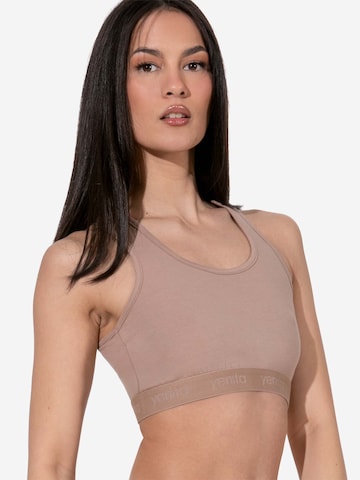 Bustino Reggiseno ' Sports-Collection mit breiten Trägern ' di Yenita in colori misti