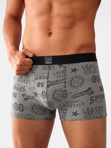 JOHN DEVIN Boxer shorts in Grey: front