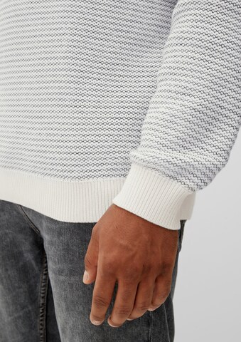 s.Oliver Men Big Sizes Sweater in White