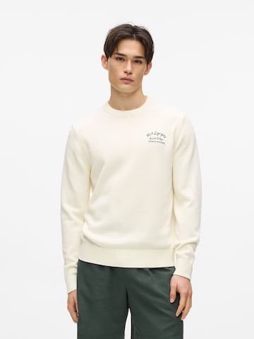 Karl Lagerfeld Sveter 'CÃ´te D'Azur' - Biela