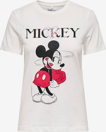ONLYMajica 'ONLMICKEY' - bijela boja: prednji dio