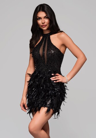 Ombre Evening dress in Black: front