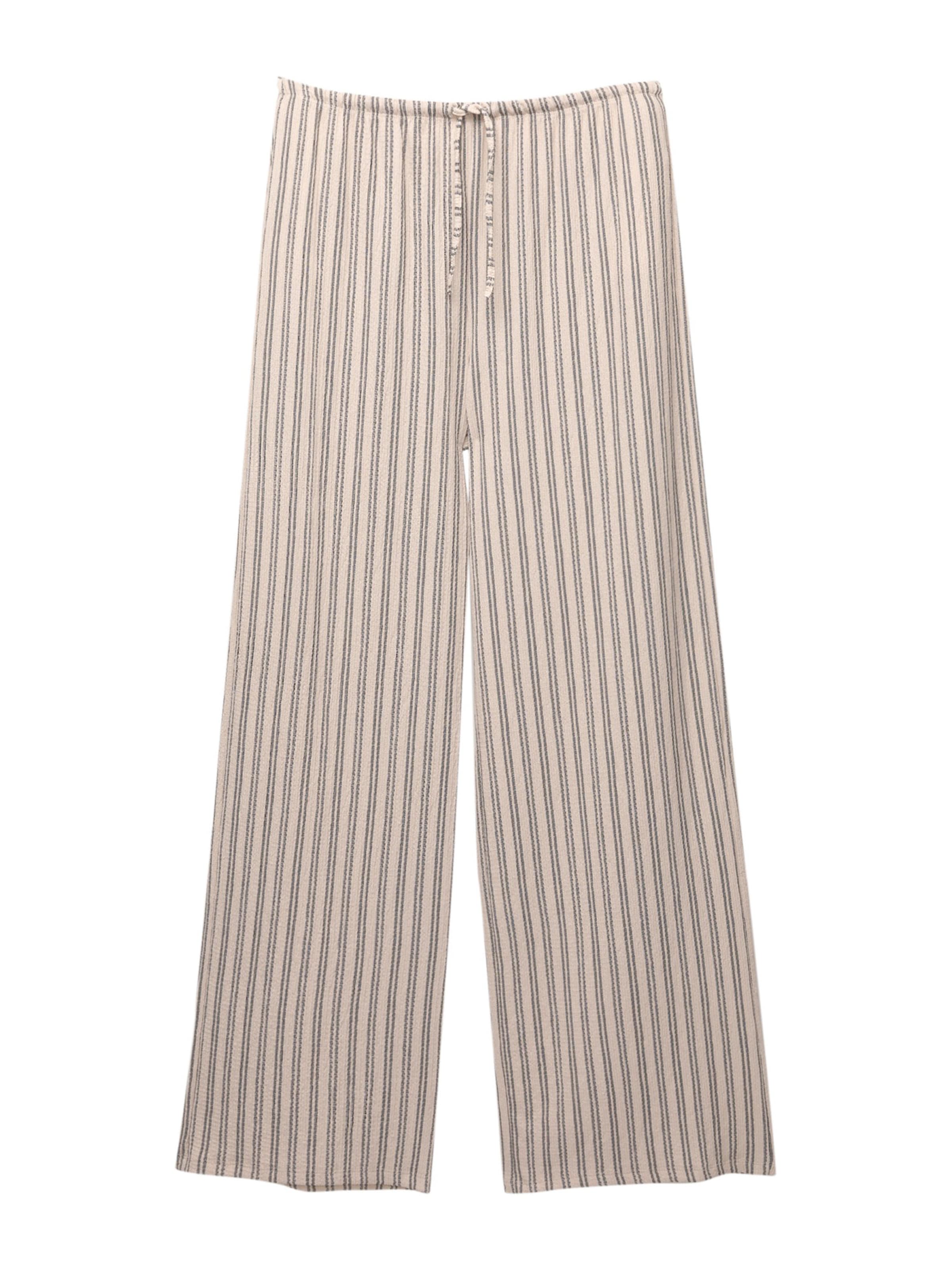 Pull&Bear Bukser i ecru / grå, Produktvisning