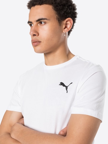 PUMA - Camiseta funcional 'Essentials' en blanco