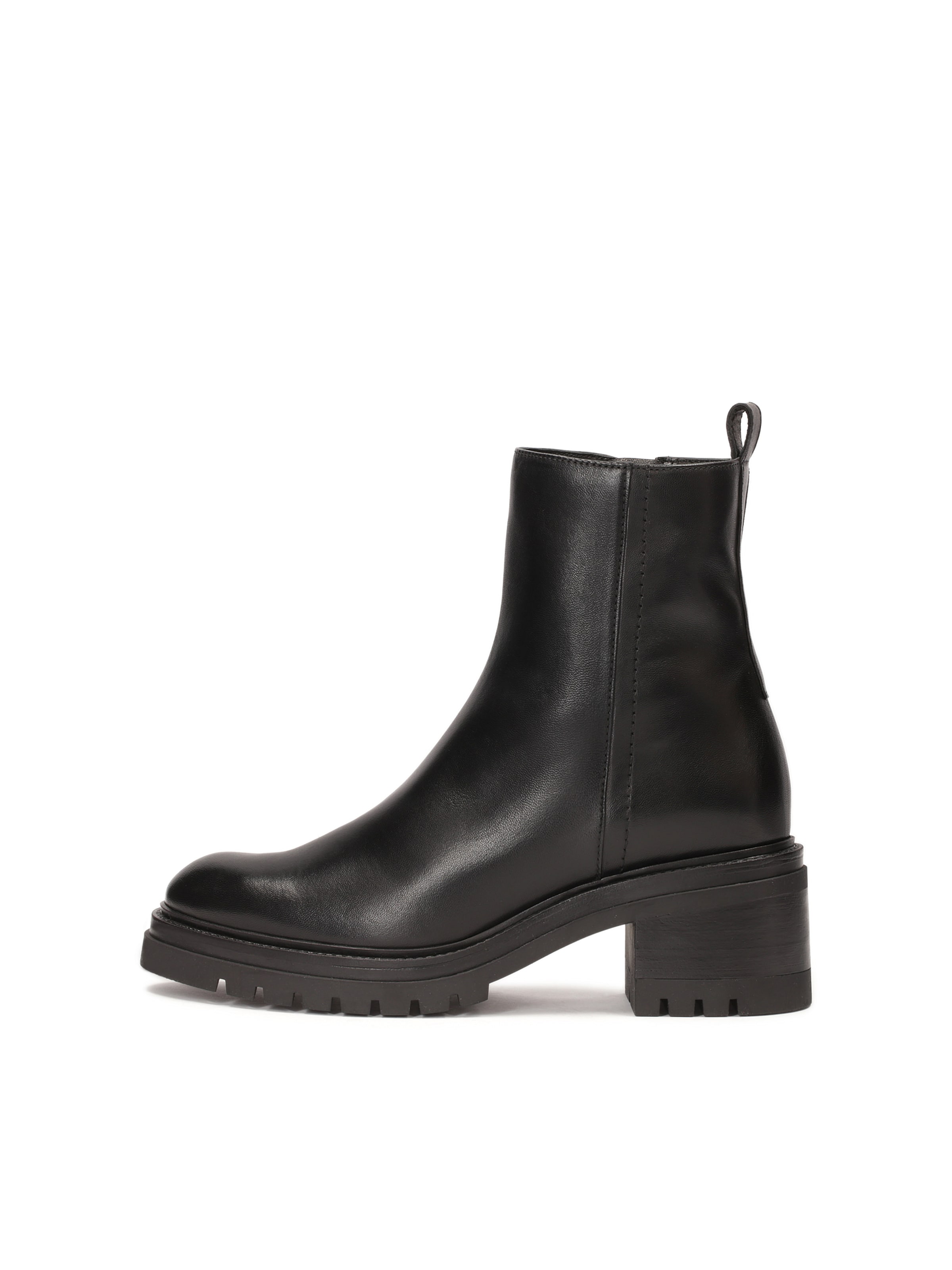 Kazar Bootie in Black: front