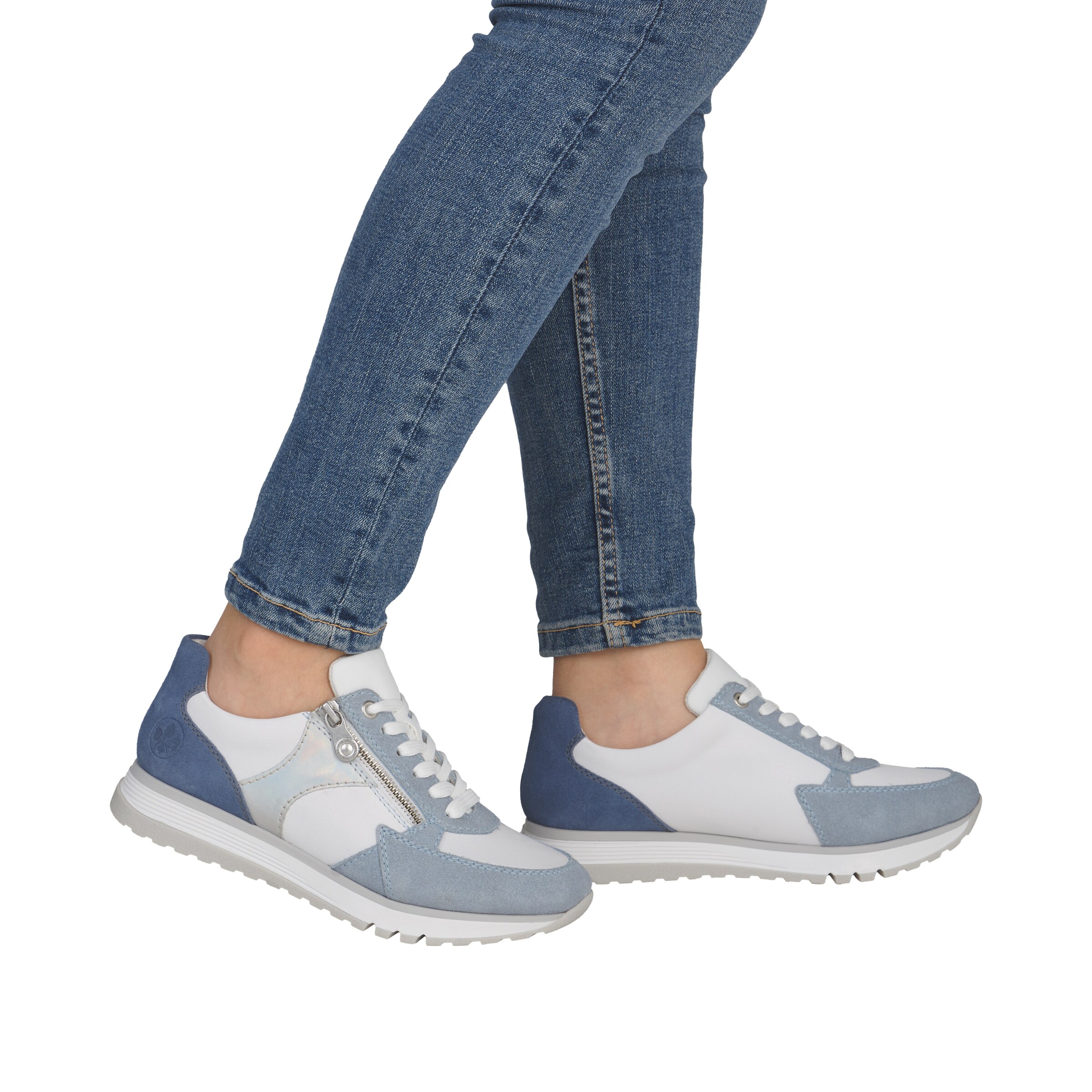 Rieker Sneaker '49010' in Blau: Vorderseite