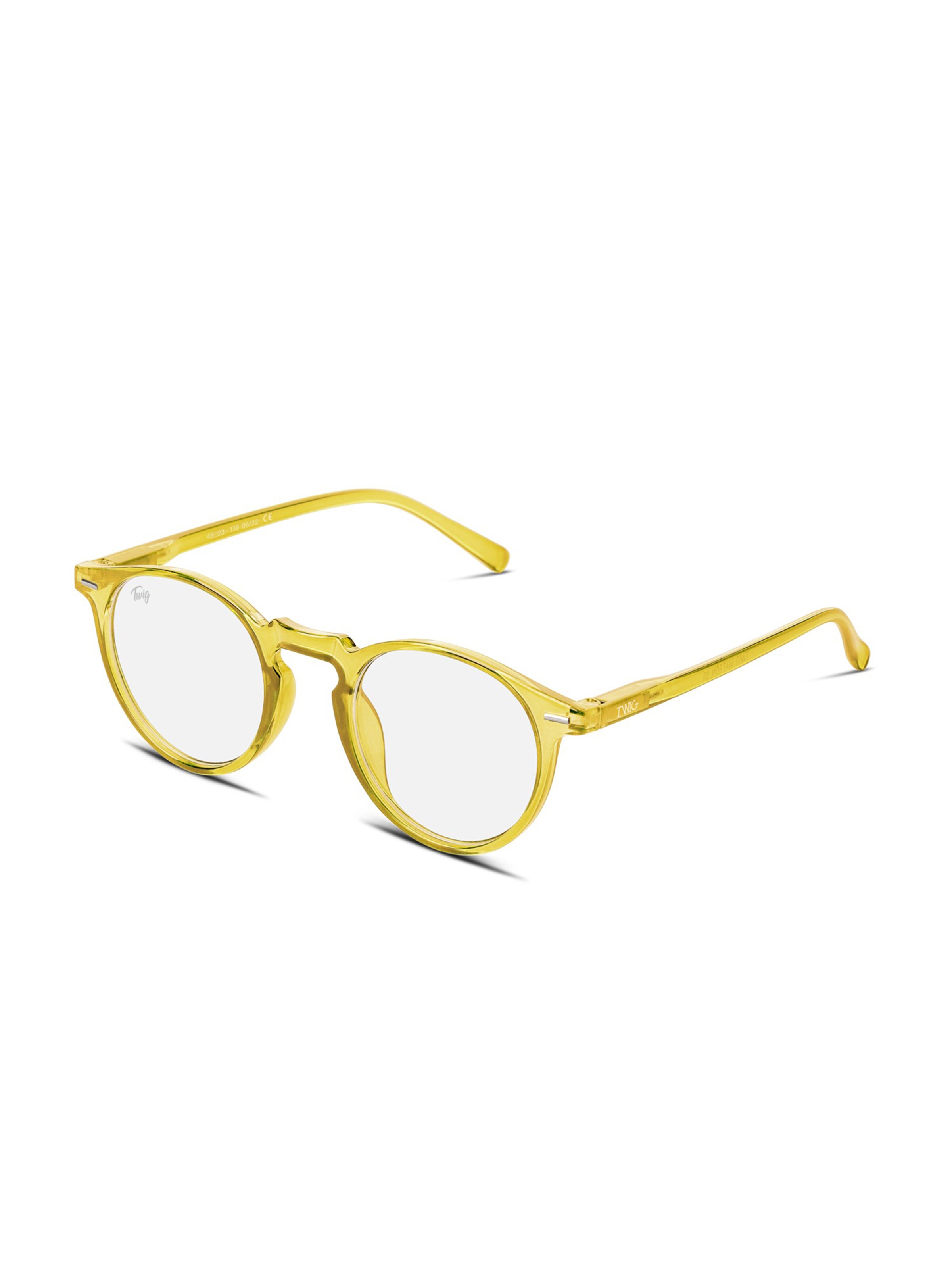 TWIG Concept Milano Glasses 'Watson BlueLight' in Yellow