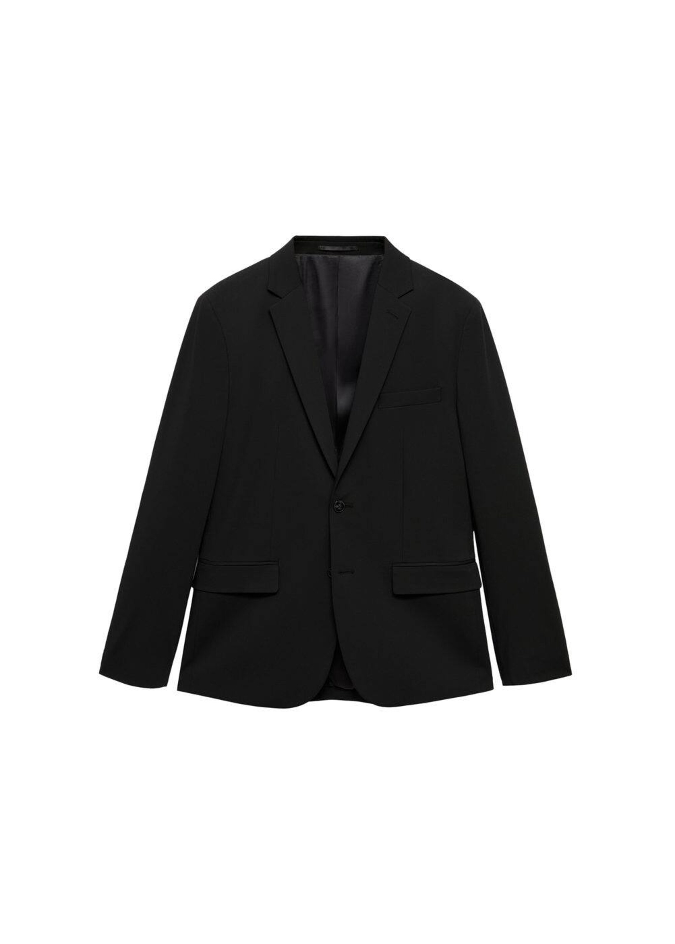 MANGO MAN Regular Fit Sakko 'Paris' in Schwarz: Vorderseite