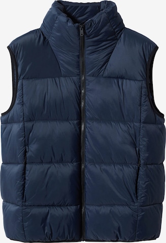 MANGO MAN Vest in Blue: front