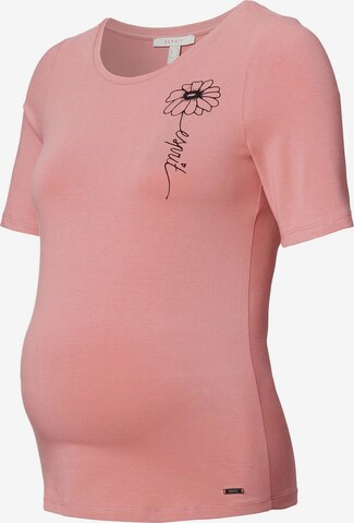 T-shirt Esprit Maternity en rose : devant