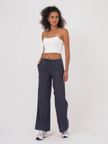 FRESHLIONS Wide leg Trousers 'Livia' in Blue