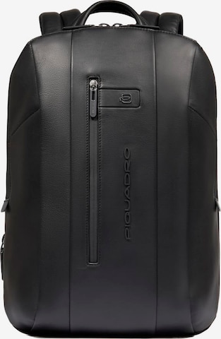 Piquadro Rucksack in Schwarz: Vorderseite