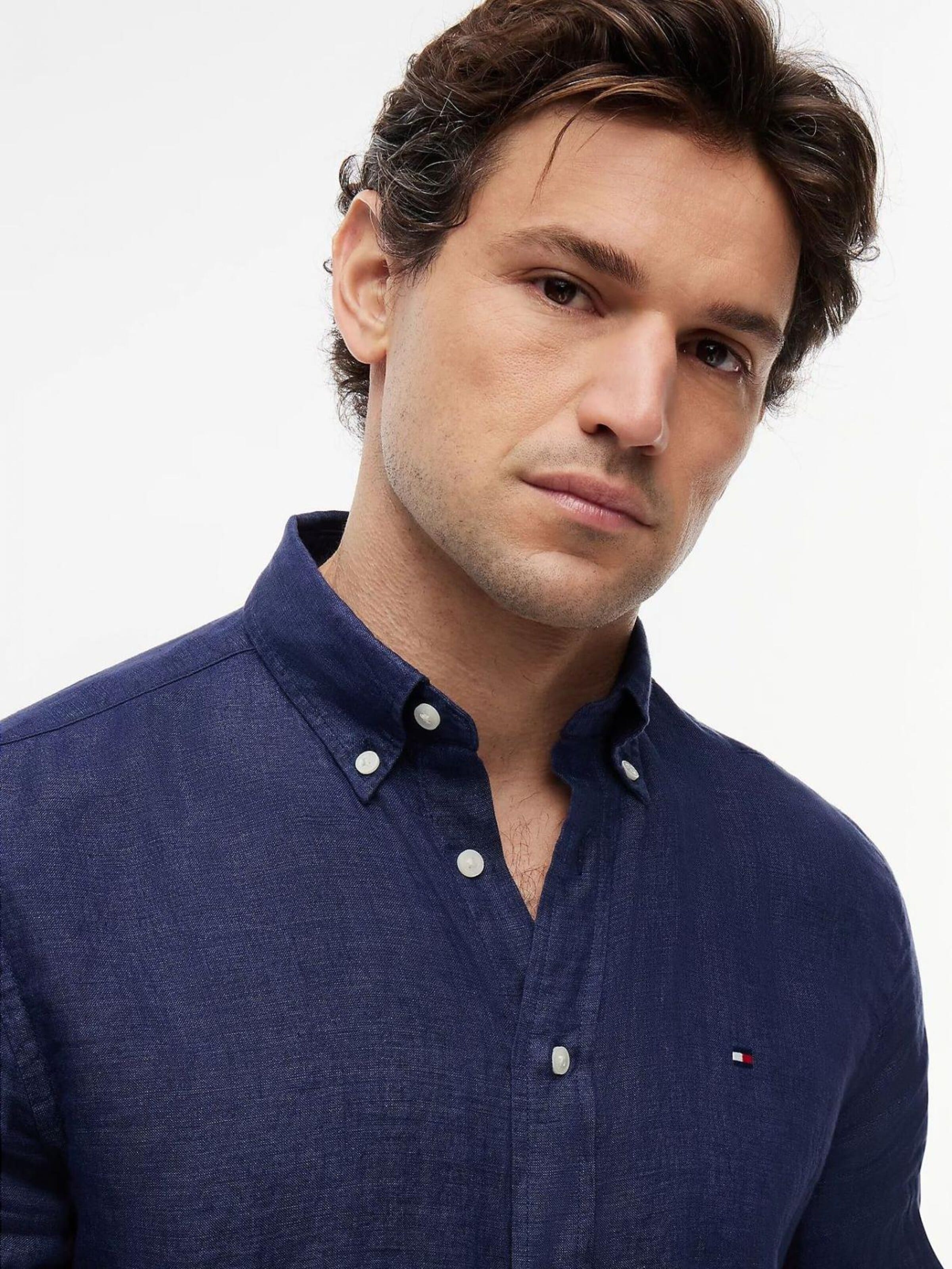 Fit confort Chemise TOMMY HILFIGER en bleu