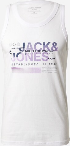 JACK & JONES Tričko 'WATER' – bílá: přední strana