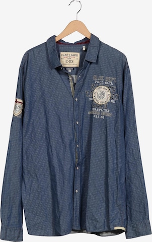 CAMP DAVID Hemd XXXL in Blau: Vorderseite