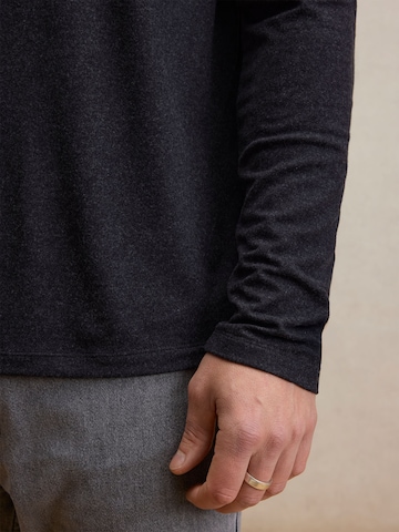 DAN FOX APPAREL Shirt 'Simon' in Grau