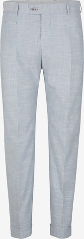 STRELLSON Slim fit Pleated Pants 'Luc' in Blue: front