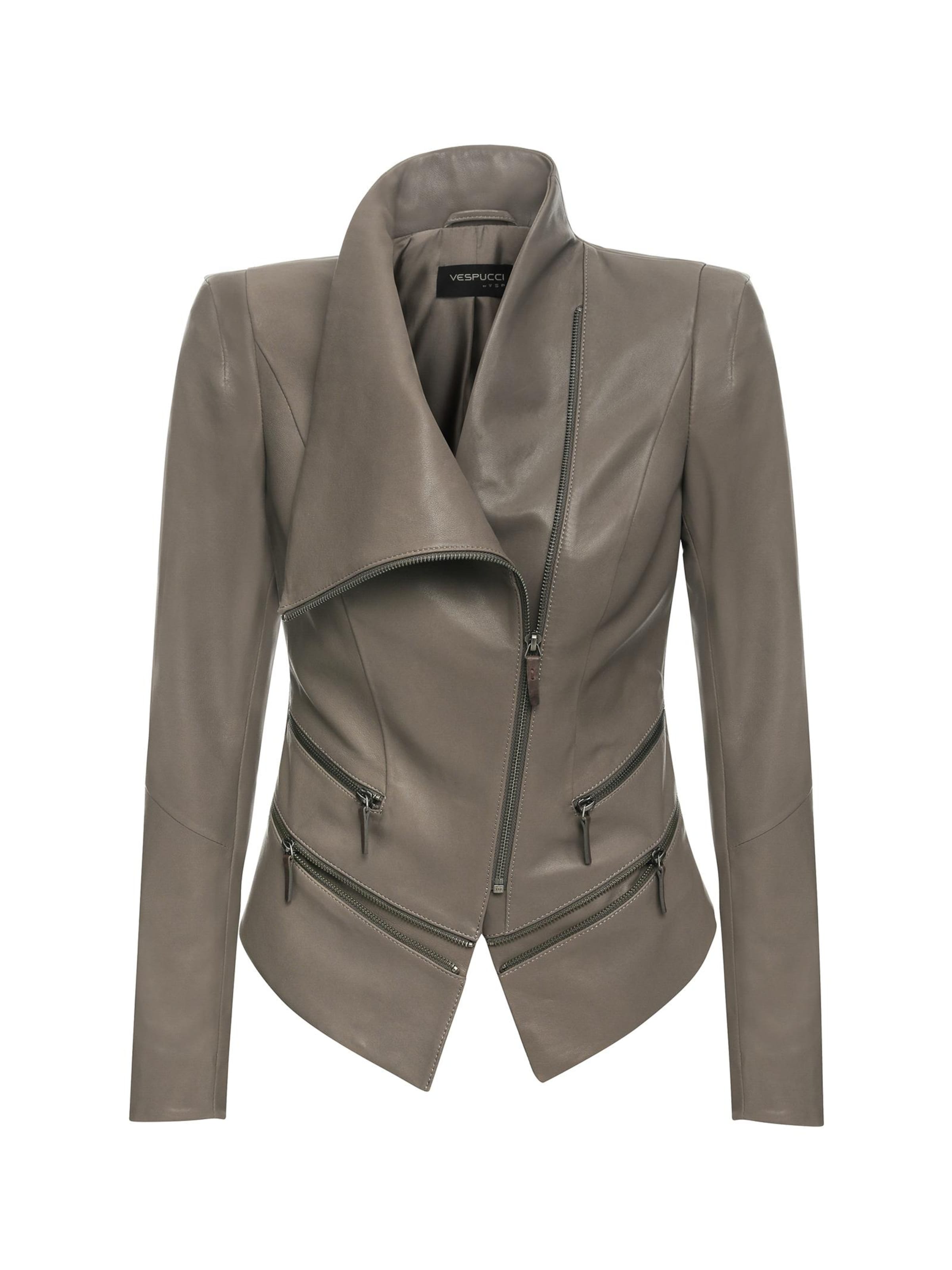 VESPUCCI BY VSP Winter Jacket 'Alice' in Grey