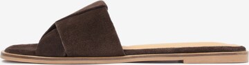 Kazar Mules in Brown: front