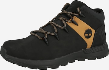 juoda TIMBERLAND Auliniai batai su raišteliais 'Sprint Trekker': priekis