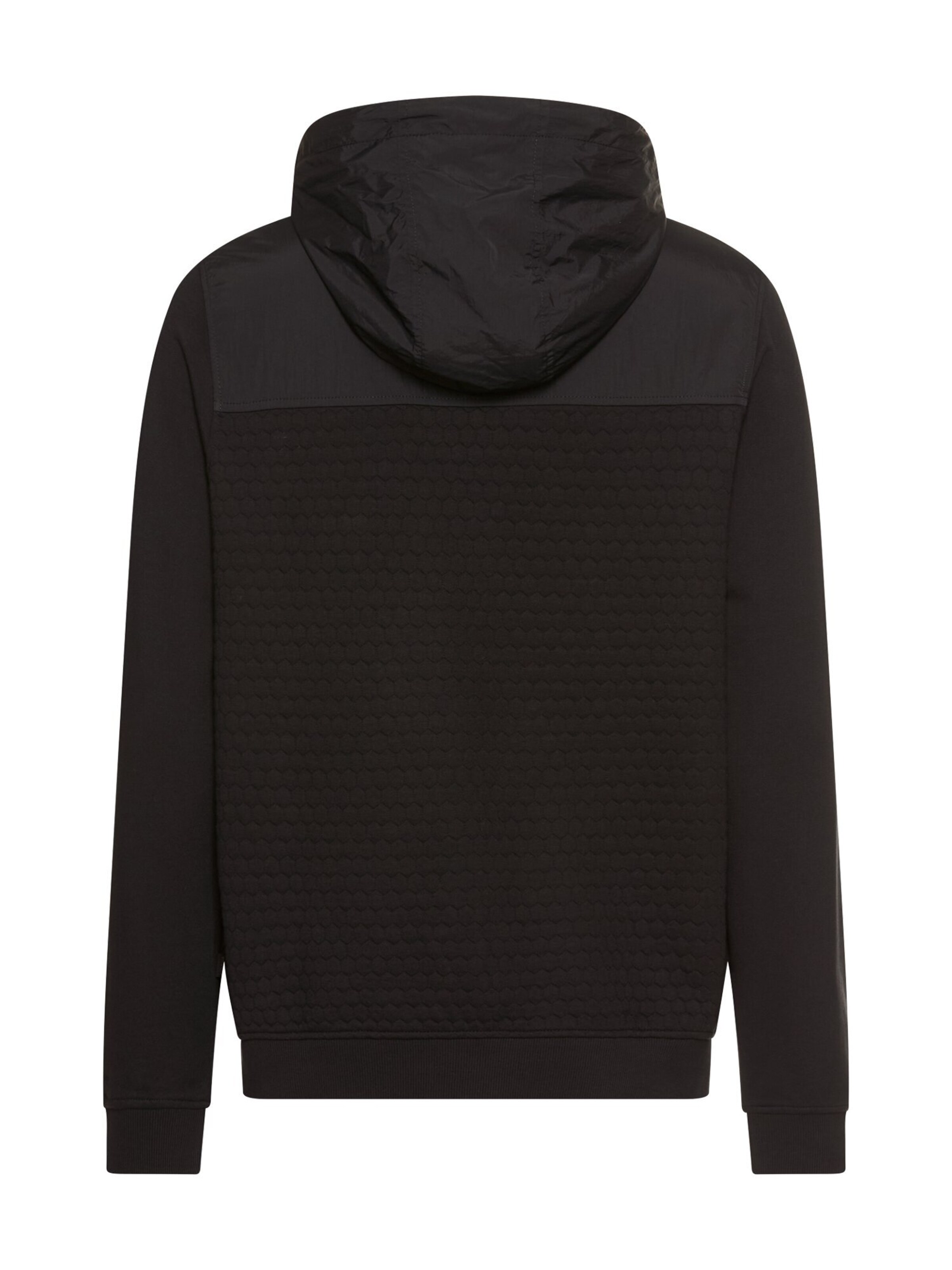 CAMEL ACTIVE Sweatjacke in Schwarz